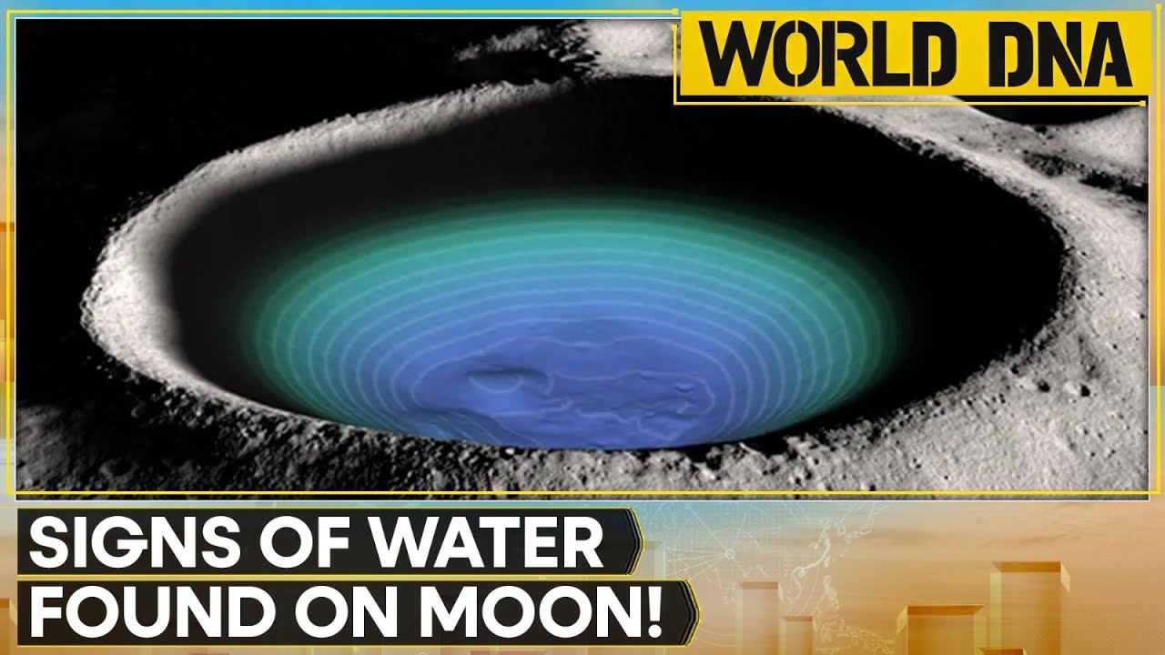 ISRO Finds Evidence of Water Ice Beneath Moon’s Polar Craters | WION World DNA