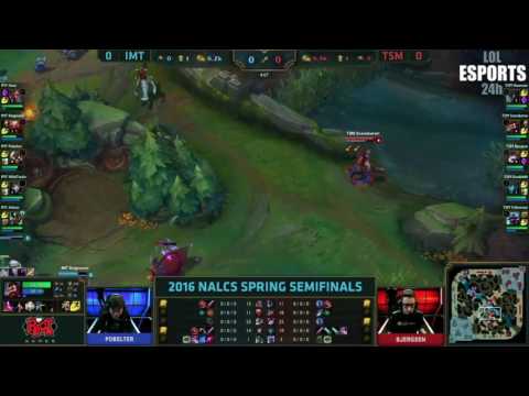 IMT vs TSM lol esports | Game 1 NALCS Playoff Semifinals Day 2 | Immortals vs Team SoloMid