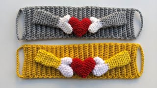 Crochet Cup Cozy with Heart