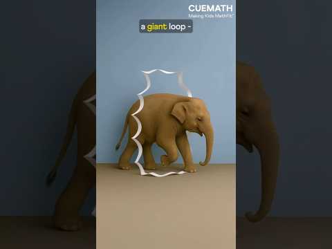 An elephant can pass through an A4 sheet of paper