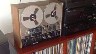 Video thumbnail for Reel to reel tape recorder Akai 4000 DB playing Hawaii Five-0 theme. by doctor.vinilo