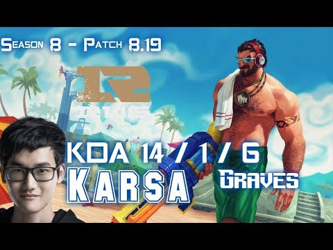 RNG Karsa GRAVES vs NIDALEE Jungle - Patch 8.19 KR Ranked