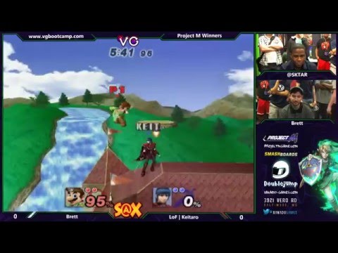 Xanadu 8/12/14 - Brett (Mario) vs. Keitaro (Marth)