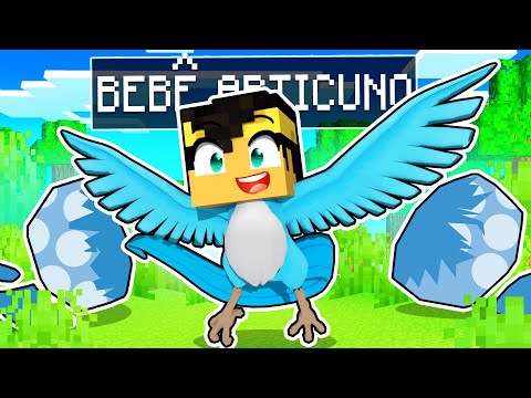 I WAS BORN AS A LEGENDARY BABY POKEMON in Minecraft