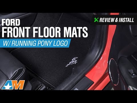 2015-2017 Mustang Ford Front Floor Mats Review & Install