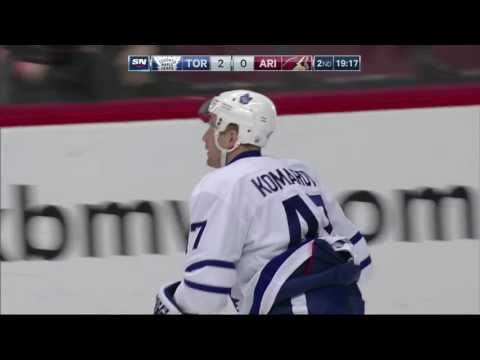Leo Komarov 4th Goal of the Season! 12/23/2016 (Toronto Maple Leafs vs Arizona Coyotes)