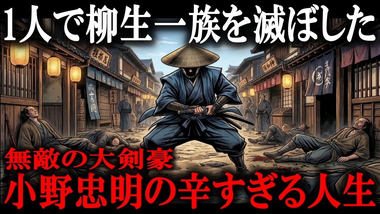 本当にいた無敵の剣豪・小野忠明！人間離れした強さと性格がヤバすぎた