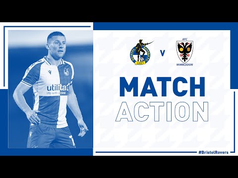 Match Action - Bristol Rovers 0-1 AFC Wimbledon