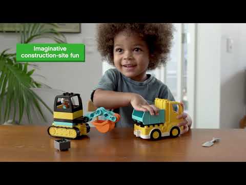 LEGO DUPLO 10931 Ciężarówka i koparka gąsienicowa