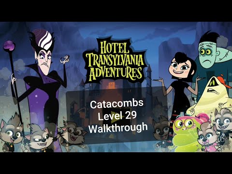 Hotel Transylvania Adventures Zone 2 - Catacombs - Level 29 Walkthrough