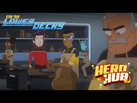 Star Trek Lower Decks Trying To Find A Bridge Buddy.