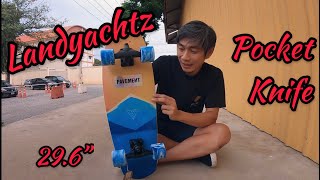 Landyachtz Pocket Knife Watercolour 29.6” Surfskate Review and Test Ride