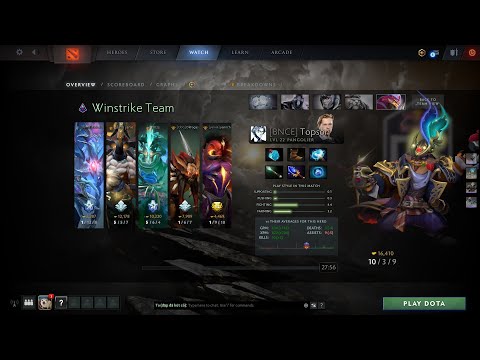 dota2mid Topson pangolier - Winstrike vs OG - ESL One Germany 2020