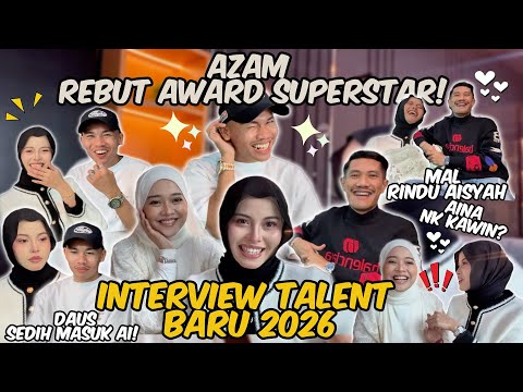 HARI PERTAMA MALKODOK DAH G4DUH DENGAN AISYAH ❗️ INTERVIEW AZAM TALENT 2026❗️