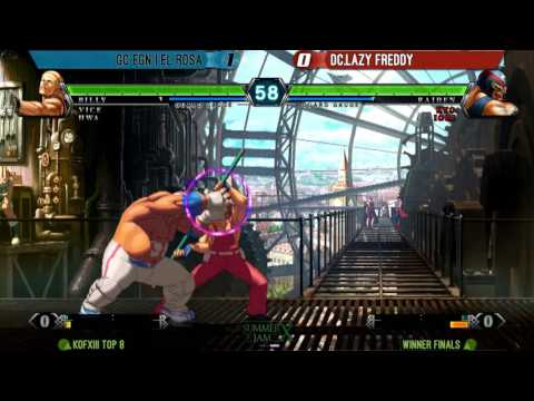 Summer Jam X KOFXIII Loser Finals DC LazieFreddy vs El Rosa