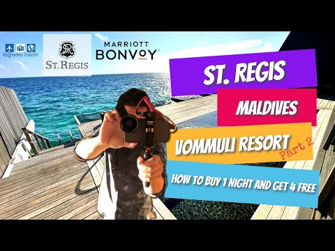 St Regis Maldives Vommuli Resort Parte 2 | Como fazer uma oferta compre 1 e ganhe 4 grátis | Tour de jantar e quarto