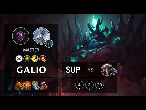 Galio Support vs Sett - KR Master Patch 11.11
