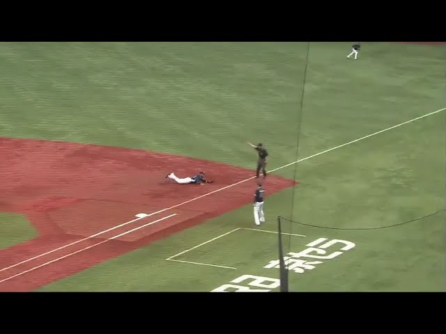 【2回裏】守備でも魅せた!! ライオンズ・メヒア 横っ跳びで好捕!! 2017/5/13 Bs-L