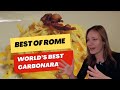 The best pasta carbonara in Rome