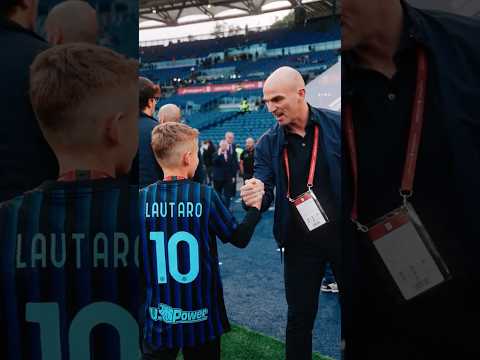 Football through two kids' eyes 🥹 #SerieA #LazioInter #CoppaItaliaFrecciarossa