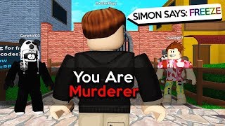 YOUTUBER RAGES in SIMON SAYS! - ROBLOX MM2