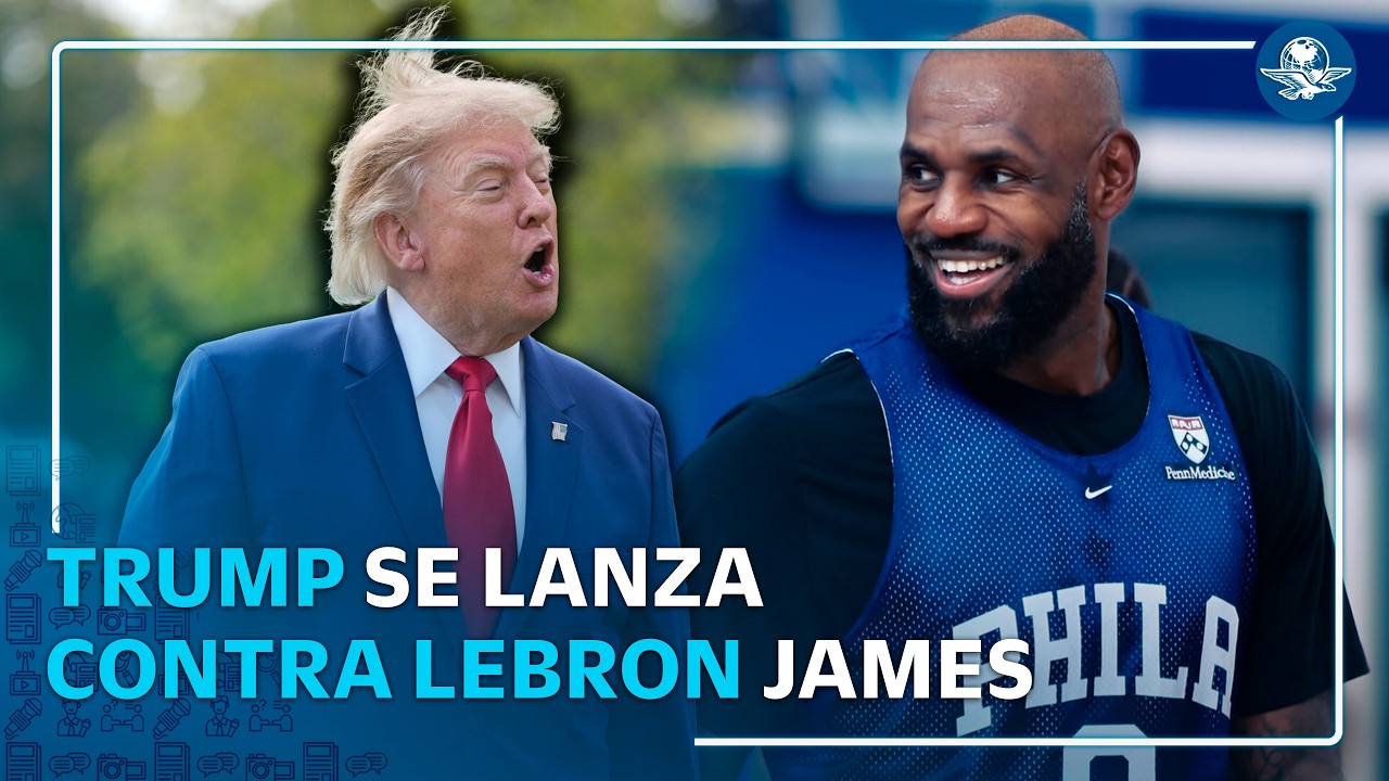 Trump arremete contra LeBron James por no mantener una actitud solemne durante el himno de EU