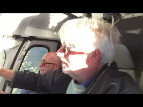 ricky tognazzi ed angelo tumminelli in volo verso il Tonale 06.08.2016