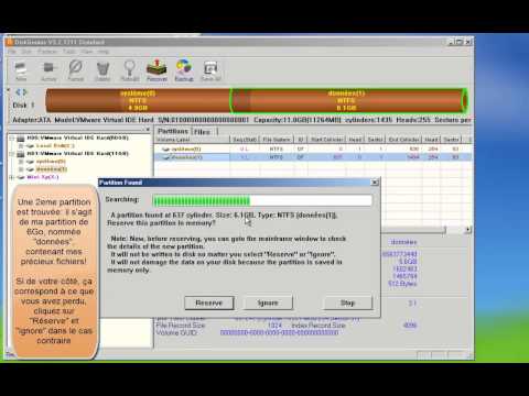 comment reparer partition disque dur