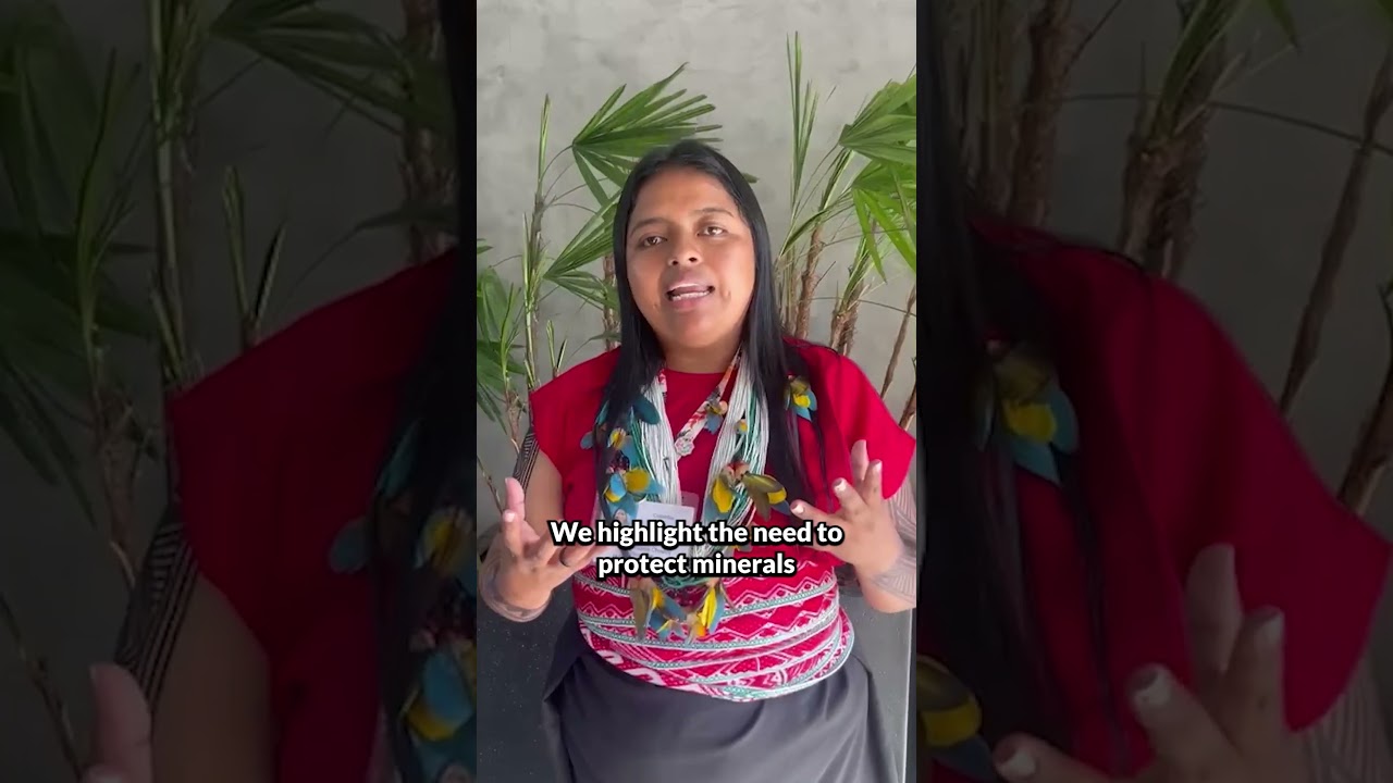 Kamëntšá woman leader and territorial defender from the Colombian Amazon calls on States at COP30