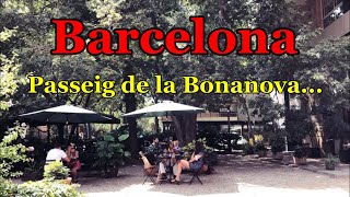 [SPAIN-BARCELONA] Walking along Passeig de la Bonanova... 04/AUG/2021 02:10 pm