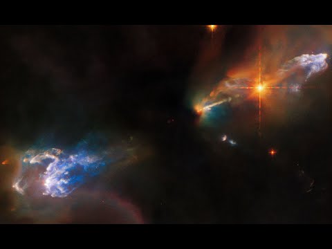 Hubble Looks at Newly Forming Stars in a Stellar Nursery