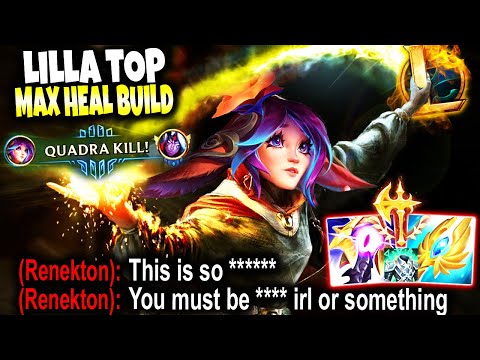 I created the MOST OP *QUADRA KILL* Lillia Max Heal Top Build that will ALWAYS CARRY 🔥