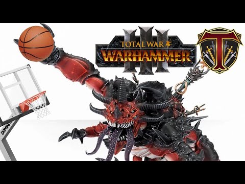MLG Slaughterbrute Plays! Khorne vs Dark Elves - Total War Warhammer 3