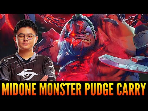 👉 MIDONE WIth Unexpected Carry Pudge Pick To Counter Everything - Dota 2