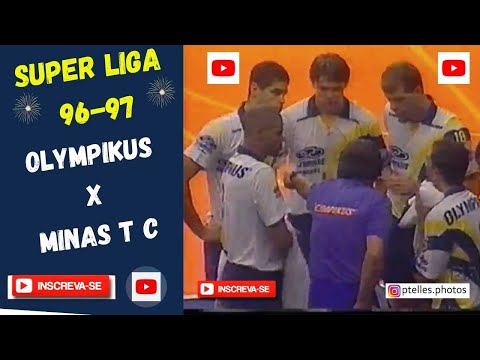 Super-Liga 96-97  Olympikus x Minas T.C. - Voleibol Masculino