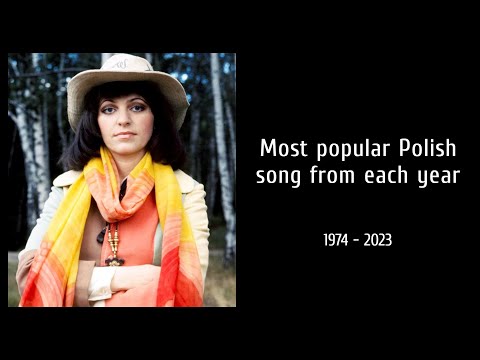 Most popular Polish song from each year (based on YT views) [1974-2023]
