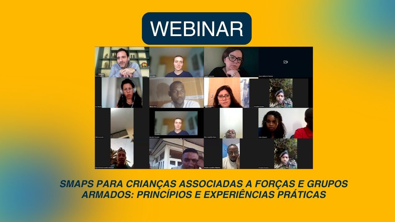 SMAPS para Crianças Associadas a Forças e Grupos Armados: Princípios e Experiências Práticas