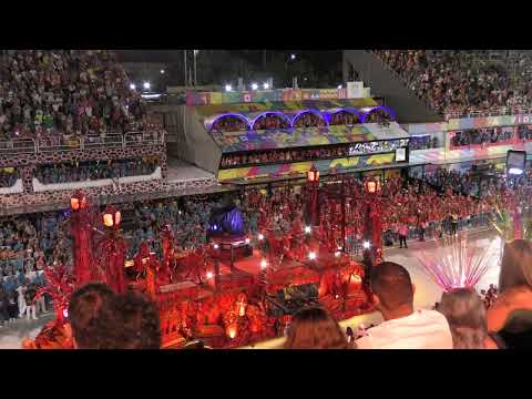 Apresentação da comissão de frente do Salgueiro no setor 6 - Carnaval 2023