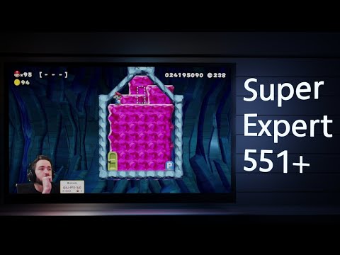Super Expert Endless 551+ Clears in Mario Maker 2