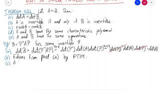 What Do Similar Matrices Have in Common?