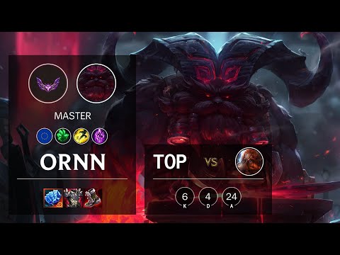Ornn Top vs Gragas - EUW Master Patch 12.3