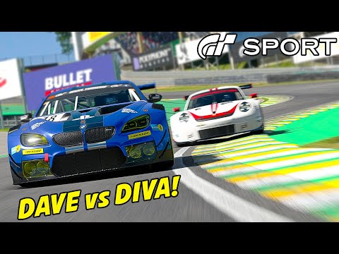 DIVA vs. DAVE | GT Sport BMW M6 GT3 @ Interlagos | Gran Turismo 4K Gameplay German