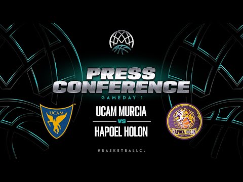 UCAM Murcia v Hapoel Holon - Press Conference | BCL 2023-24