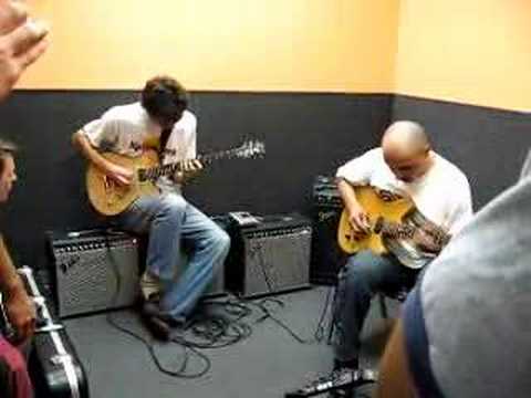 Smoking Guitar Licks JM Belkadi is playing with Ernesto Homeyer at Musicians Institute in 2006