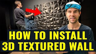 How To Install 3D Wall Panels For Desk Builds and Modern Creative Spaces