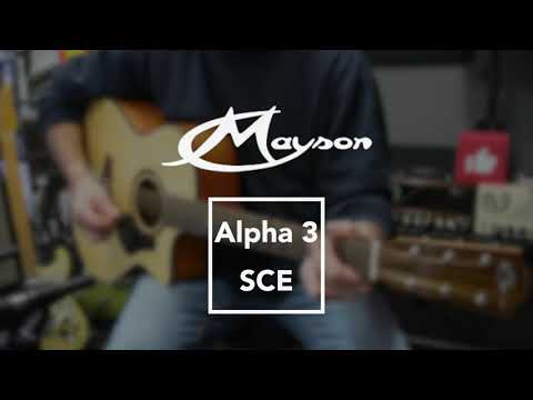 Mayson Elementary ALPHA3/SCE fabulous and affordable electro-acoustic guitar with high quality bag image 20