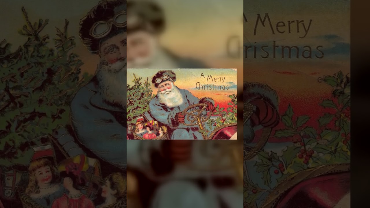 German Publisher, Divided Back, Santa Claus, Christmas, 1910s Video