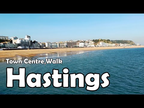 Hastings, East Sussex【4K】| Town Centre Walk 2021