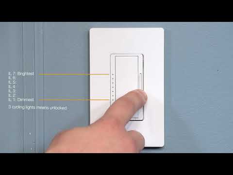 Lutron Maestro Dimmers: Setting Preset Light Options