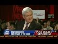Newt Appears on Hannity after FOX/WSJ Debate.